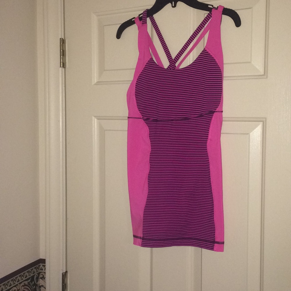 Lululemon Yoga Top Pink/Burgundy